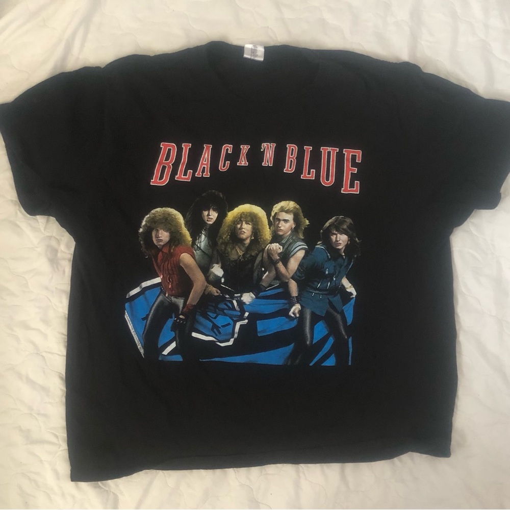 Black N Blue Rock Music Shirt 3XL Heavy Metal